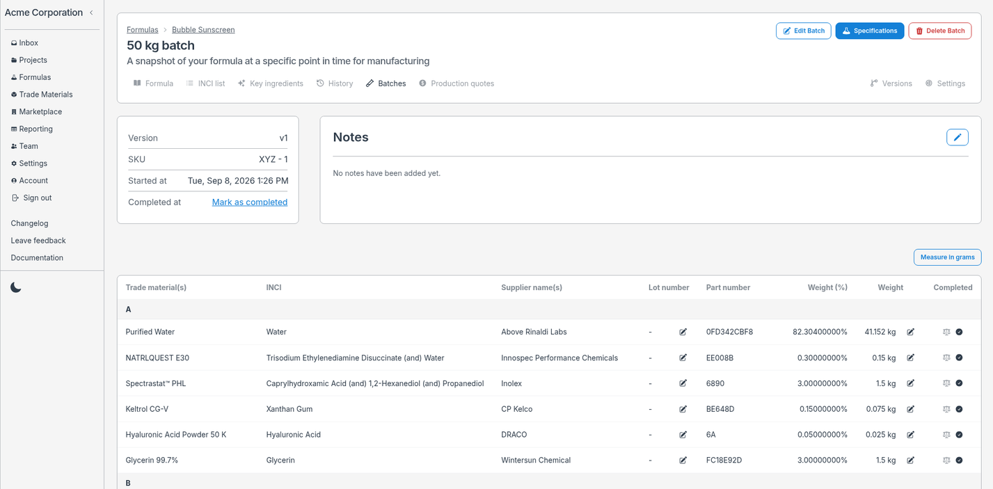 A screenshot of a batch